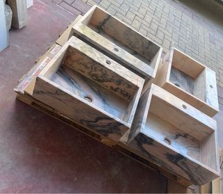 Lavamanos picas de marmol Exótico