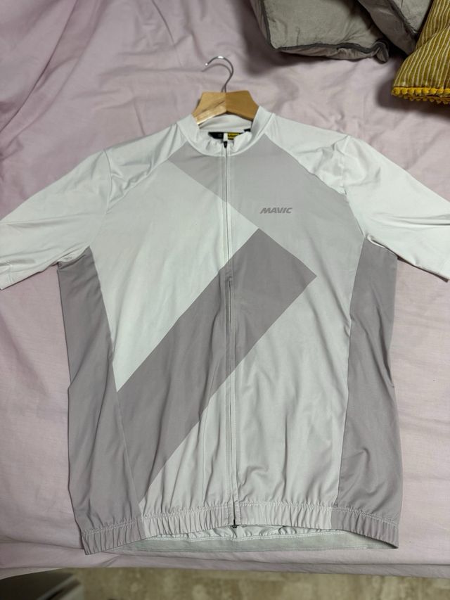 Maillot ciclismo Mavic ,azul y otro blanco origina