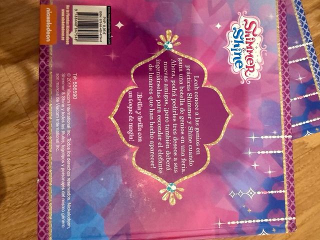 3 libros de Shimmer y Shine