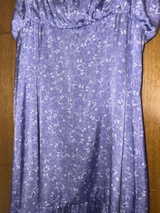 Vestido Zara lila floral