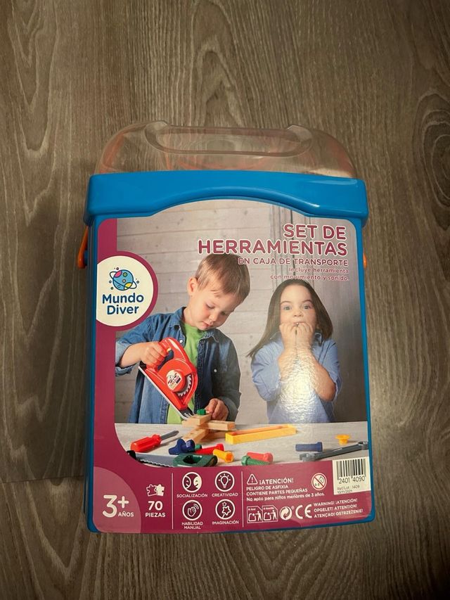 Set herramientas Mundo Diver (70 piezas)