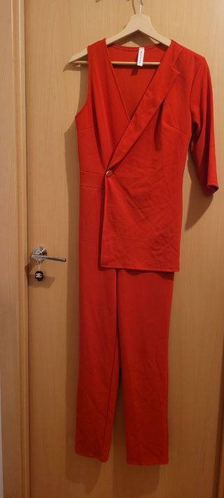Mono rojo mujer - elegante