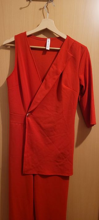 Mono rojo mujer - elegante