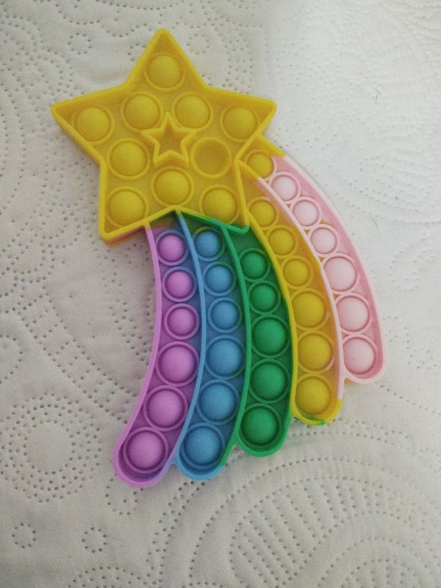 Popits arcoiris + cubo mágico