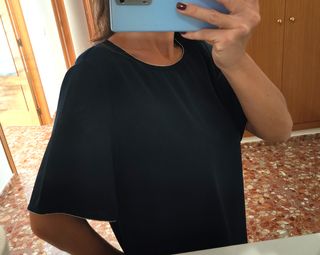 Blusa Cortefiel azul marino