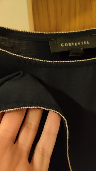 Blusa Cortefiel azul marino