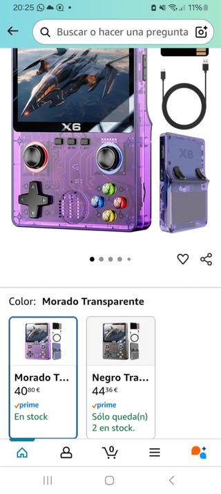 Consola Retro X6 - Verde