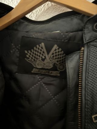 Chaqueta moto piel mujer Invictus