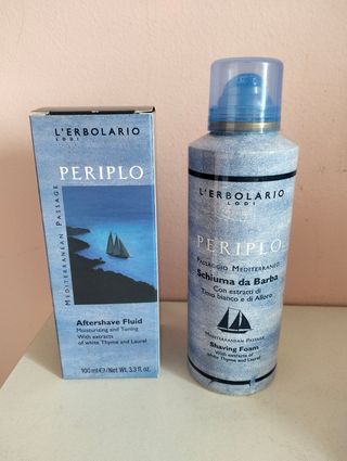 L'Erbolario Periplo: Schiuma e Fluido dopobarba