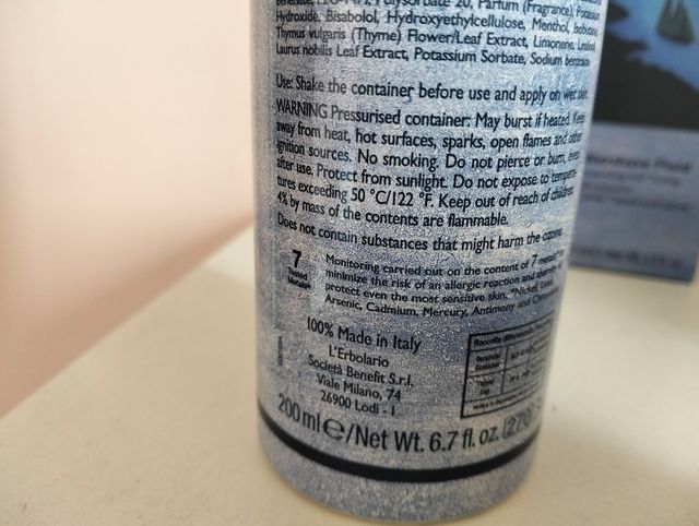 L'Erbolario Periplo: Schiuma e Fluido dopobarba