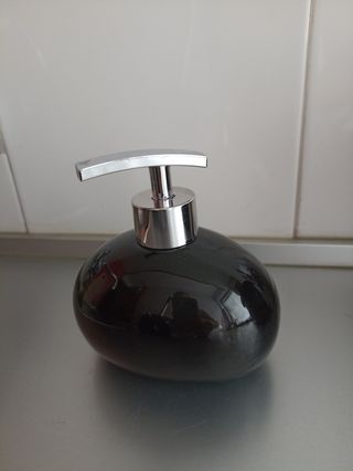 Elegante juego baño negro