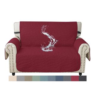 Funda sofá 2 plazas roja