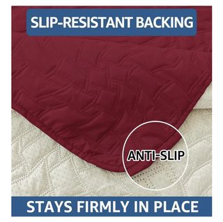 Funda sofá 2 plazas roja