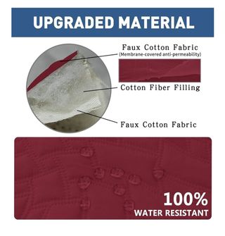 Funda sofá 2 plazas roja