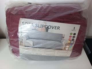 Funda sofá 2 plazas roja