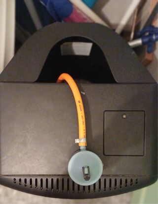 Estufa Primagaz negra. Venta en Santa Pola, Elche.