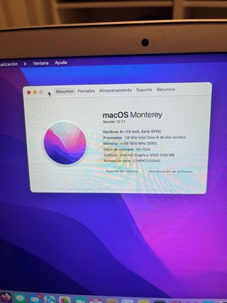 MacBook Air 13" 2015 - 128gb