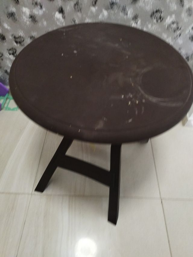 Mesa Plegable Marrón