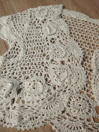 Rebeca crochet blanca