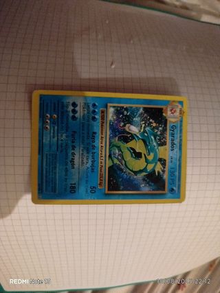 Carta Pokémon Gyarados - 1ª Edición
