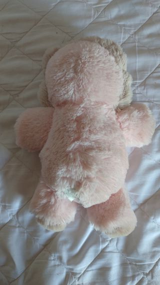 Peluche león rosa bebé