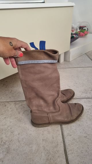 Stivali San Crispino beige morbidi