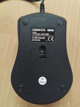 Ratón Óptico Omega - Negro/Azul