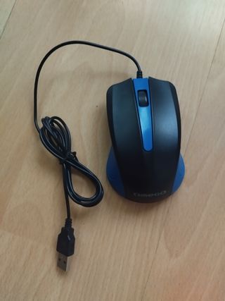 Ratón Óptico Omega - Negro/Azul