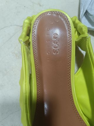 Zapatos planos ASSOS - Amarillos limón