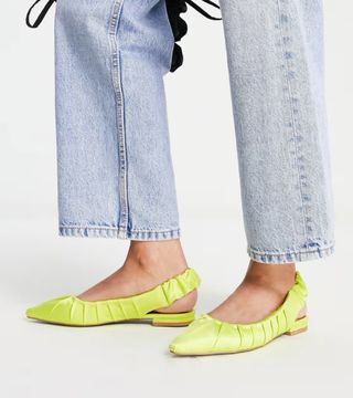 Zapatos planos ASSOS - Amarillos limón