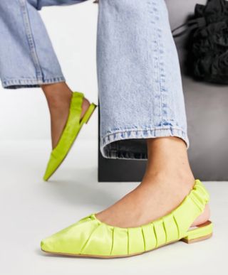 Zapatos planos ASSOS - Amarillos limón