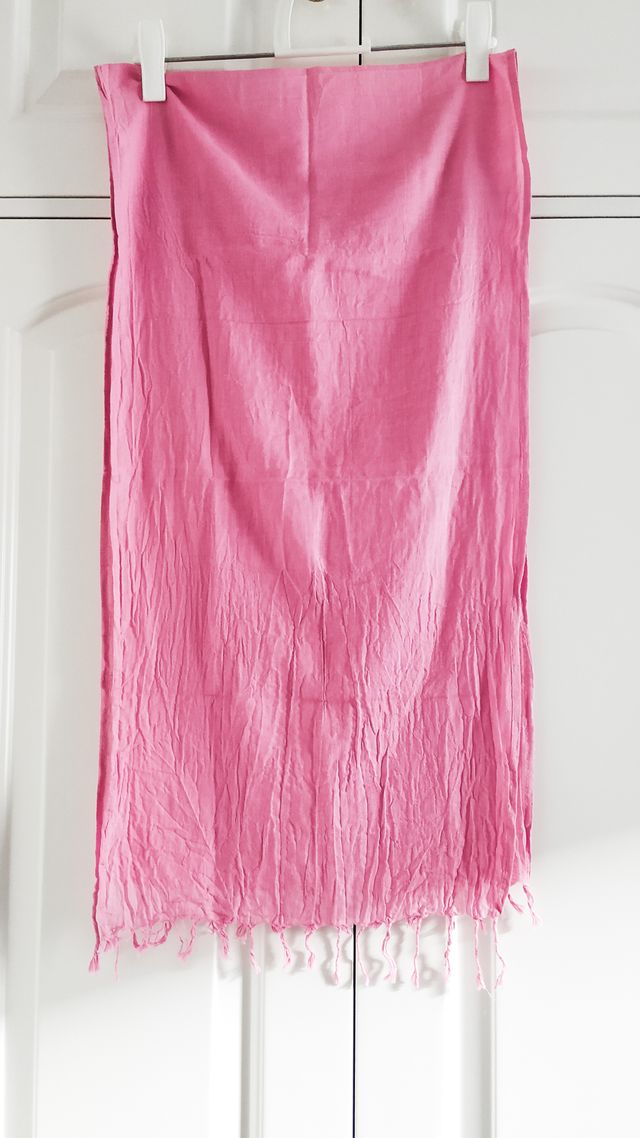 Pañuelo rosa - Chal de algodón