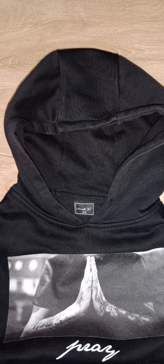Sudadera Snipe Pray - Negra con capucha