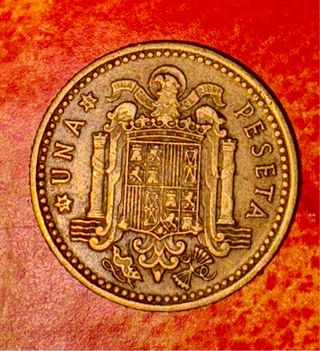 Moneda 1 Peseta 1966 España