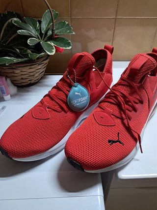 Zapatillas Puma rojas Softfoam+