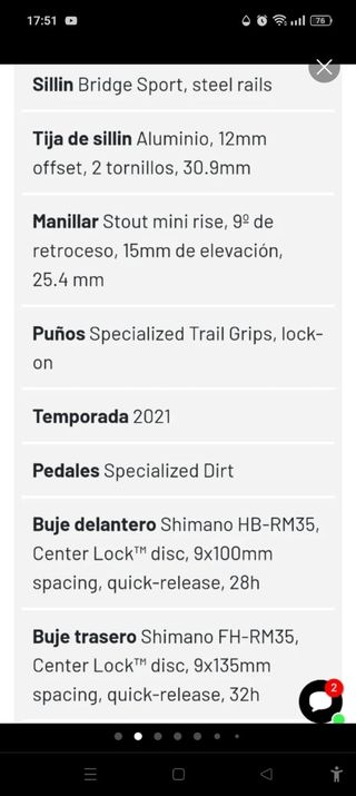 Bicicleta Specialized Rockhopper 29