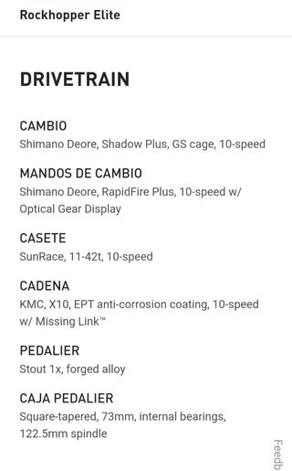 Bicicleta Specialized Rockhopper 29