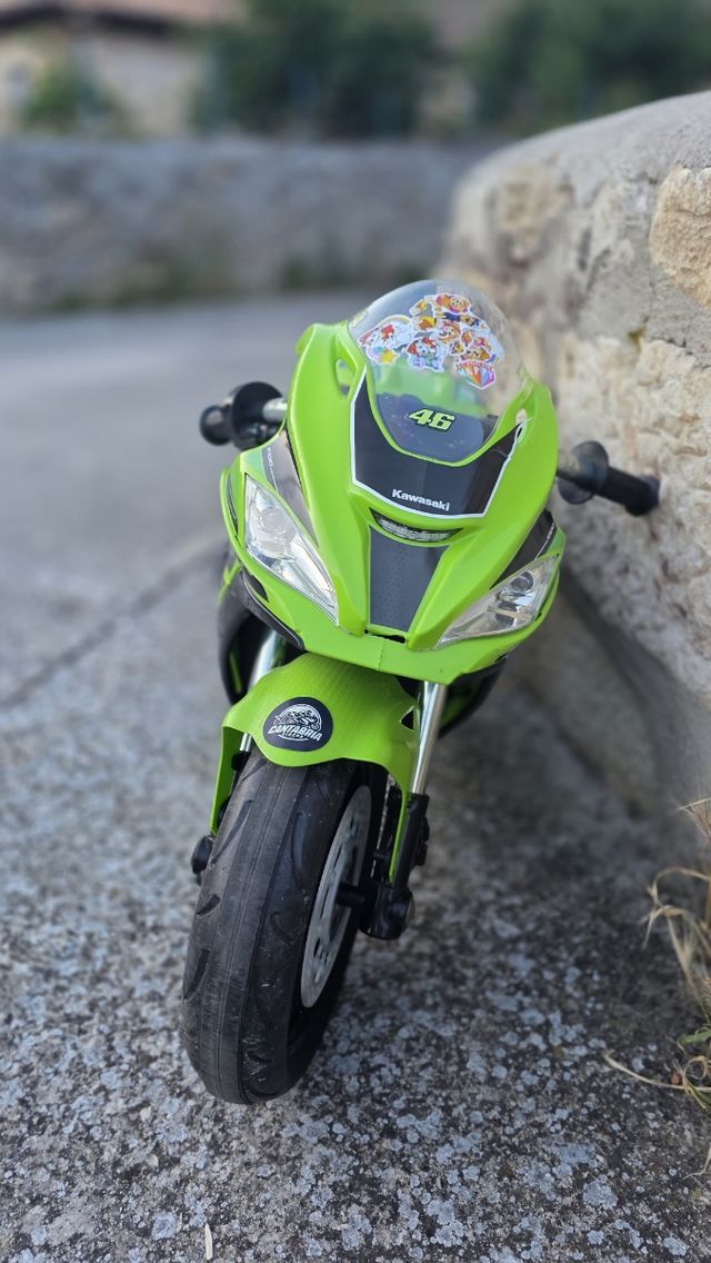 Moto bateria niños Kawasaki Ninja 12v Eléctrica