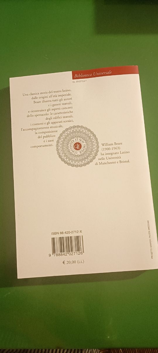 I romani a teatro / W. Beare