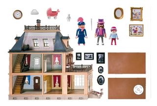 Gran pack de casas y otros de Playmobil 
