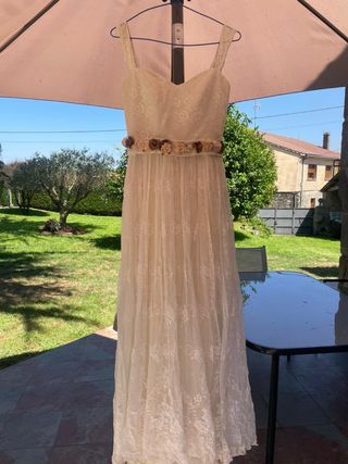 Vestido novia boho chic