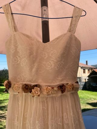 Vestido novia boho chic