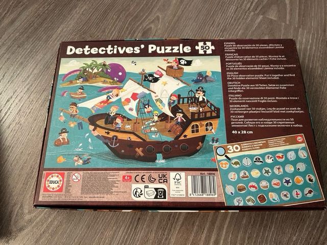 Puzzles infantiles: Minnie, detectives y animales