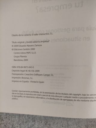 ¿Quieres salvar tu empresa?: Consejos, trucos y...