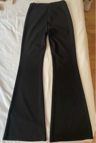 Pantalones campana negros