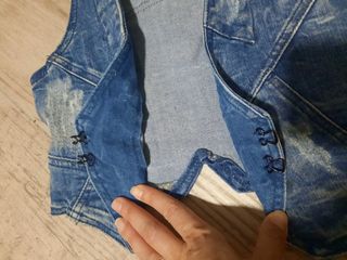 Chaleco vaquero Bershka