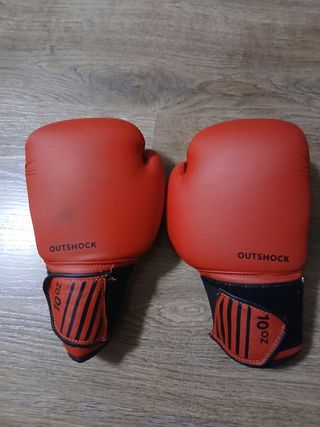 Guantes boxeo OutShock 10oz - Rojos