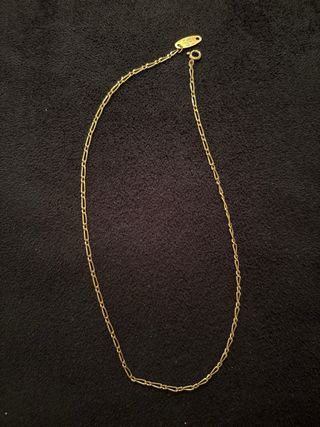 Collar dorado - Cadena fina
