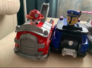 4 Figuras Patrulla Canina Vehículos