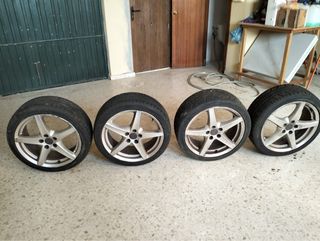4 Llantas 18" del Saab originales. Muy cuidadas. 